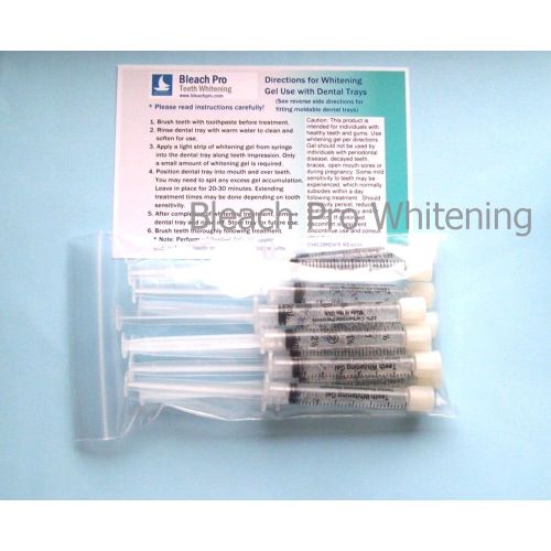  Bleach Pro Whitening 100 Teeth Whitening Gel 35% Carbamide Peroxide 3ml Syringes