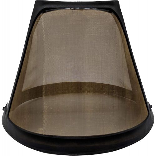  Blendin Reusable #4 Cone Style Gold Stainless Steel Mesh Coffee Filter, Compatible with Cuisinart GTF-4 and some other Coffeemaker Brewers (2 Pack)