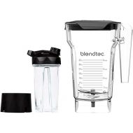 Blendtec 75 oz FourSide Jar and 34 oz GO Travel Bottle Bundle - Blender Jars and Personal Blender Attachment Compatible with Blendtec Blenders