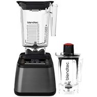 [아마존 핫딜]  [아마존핫딜]Blendtec Designer 725 Blender - WildSide+ Jar (90 oz) and Twister Jar (37 oz) BUNDLE - Professional-Grade Power - Self-Cleaning - 6 Pre-Programmed Cycles - 100-Speeds - Gunmetal/Bl