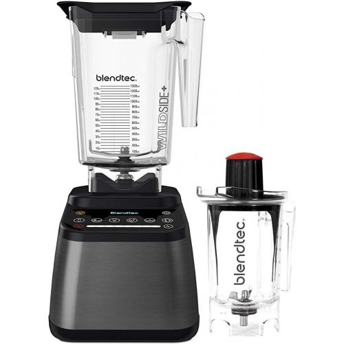  [아마존 핫딜]  [아마존핫딜]Blendtec Designer 725 Blender - WildSide+ Jar (90 oz) and Twister Jar (37 oz) BUNDLE - Professional-Grade Power - Self-Cleaning - 6 Pre-Programmed Cycles - 100-Speeds - Gunmetal/Bl