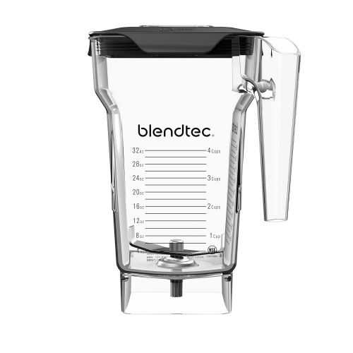  Blendtec EZ 600 Blender - FourSide Jar (75 oz) - Professional-Grade Power - Self-Cleaning - 4 Pre-programmed Cycles - Black