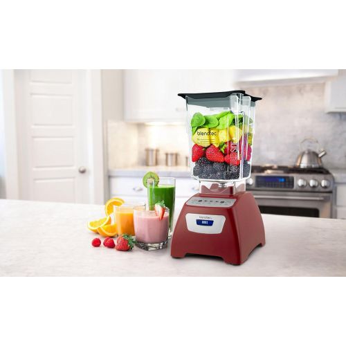  BLENDTEC Classic Blender, Wildside Jar - RED