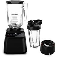 Blendtec Designer Series Blender-Wildside+Jar (90oz) & Go Travel Bottle (34oz) Bundle- Professional-Grade Power - Self-Cleaning - 6 Pre-programmed Cycles - 8-Speeds - Sleek & Slim