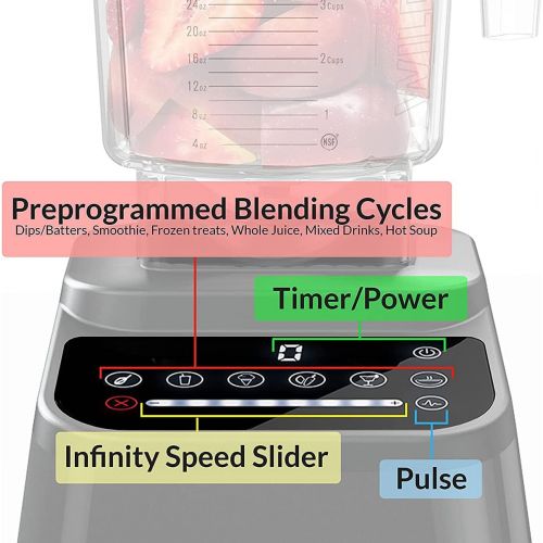  Blendtec Designer 675 Blender with WildSide+ & Twister Jars Pomegranate