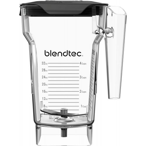  Blendtec Classic 575 Blender with Wildside+ Jar (90 oz) and FourSide Jar (75 oz) BUNDLE, Professional-Grade Power, Self-Cleaning, 4 Pre-programmed Cycles, 5-Speeds, Black,
