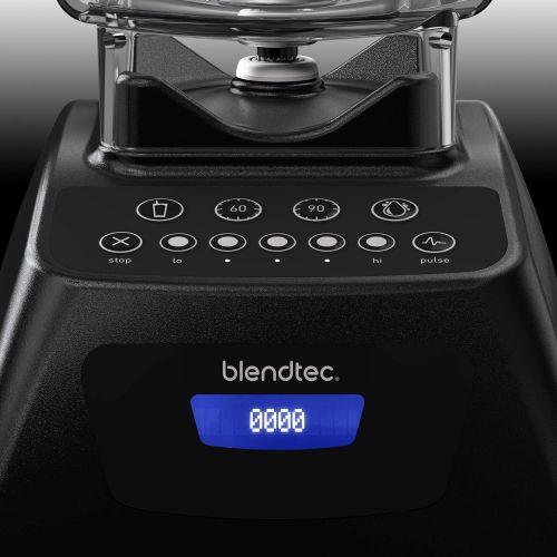  Blendtec Classic 575 Blender with Wildside+ Jar (90 oz) and FourSide Jar (75 oz) BUNDLE, Professional-Grade Power, Self-Cleaning, 4 Pre-programmed Cycles, 5-Speeds, Black,