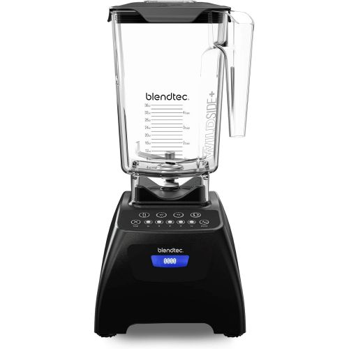  Blendtec Classic 575 Blender wtih Wildside+ Jar (90 oz) and Spoonula Spatula BUNDLE, Professional-Grade Power, Self-Cleaning, 4 Pre-programmed Cycles, 5-Speeds, White