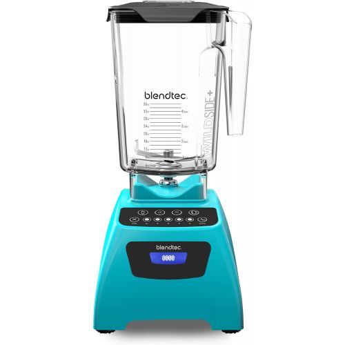  Blendtec Classic 575 Blender wtih Wildside+ Jar (90 oz) and Spoonula Spatula BUNDLE, Professional-Grade Power, Self-Cleaning, 4 Pre-programmed Cycles, 5-Speeds, White