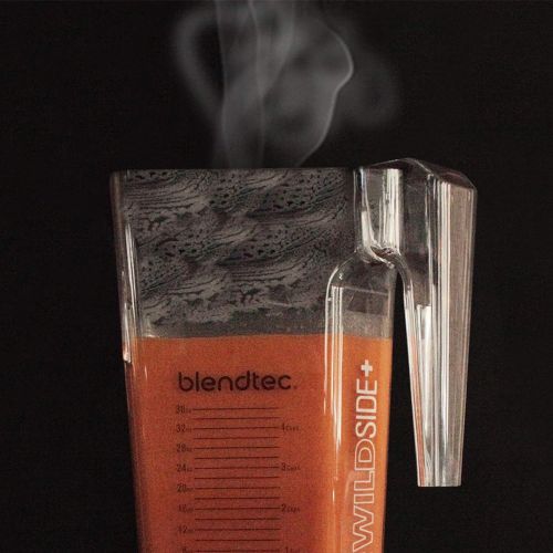  Blendtec Classic 575 Blender wtih Wildside+ Jar (90 oz) and Spoonula Spatula BUNDLE, Professional-Grade Power, Self-Cleaning, 4 Pre-programmed Cycles, 5-Speeds, White