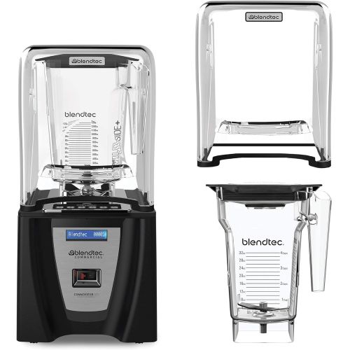  Blendtec Smoother Q-Series 15 amp Commercial Blender with WildSide Jars