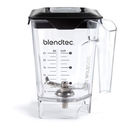  Blendtec 40-610-01 Countertop Blender Jars, Mini WildSide+ (46 oz) and Twister (37 oz), Clear