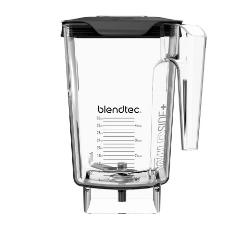  Blendtec GO Cup (34 oz) 800 Blender-WildSide+ Jar (90 oz) Spoonula Spatula BUNDLE - Industries Strongest and Quietest Professional-Grade Power, 11-Speed Touch Slider, Black