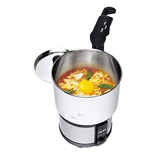  Bles BLES MC450, Portable Outdoor Camping Electric Cooker Hot Pot Teapot Stai, Electric Travel Cooker, Electric Hot Pot, 110V 220V Dual Voltage, 7.2 x 6.4 x 5.1