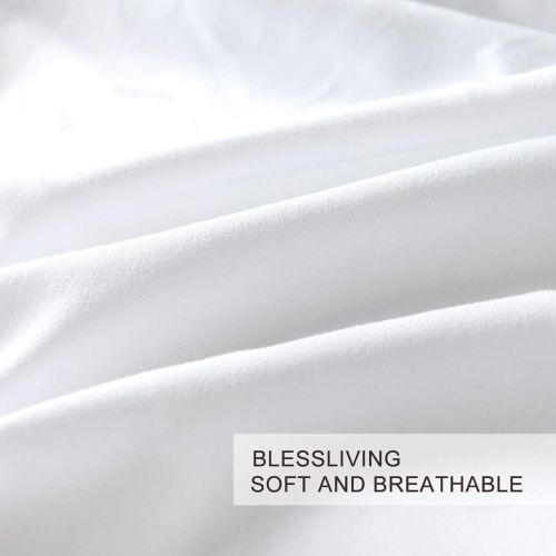  [아마존베스트]BlessLiving Polyester & Polyester Blend Hypoallergenic Duvet Cover Set, 3 Pieces(2 Pillowsham,1 Duvet Cover), Printed, Twin, Pink