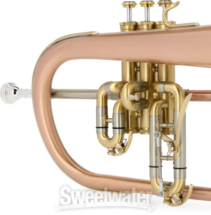  Blessing BFH-1541RT Performance Series Intermediate Bb Flugelhorn - Clear Lacquer