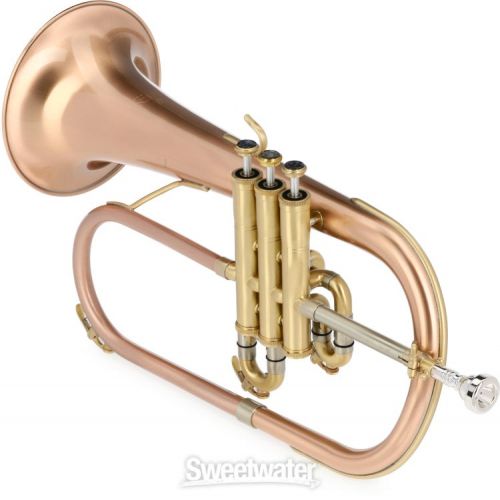  Blessing BFH-1541RT Performance Series Intermediate Bb Flugelhorn - Clear Lacquer