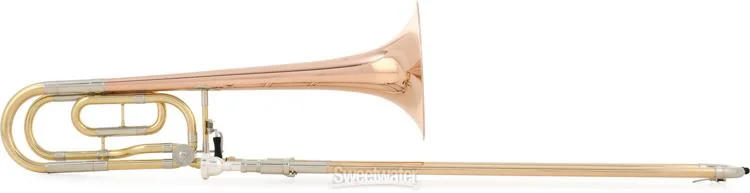  Blessing BTB-1488R Intermediate Tenor Trombone - Closed Wrap - F Attachment - Rose Brass Bell