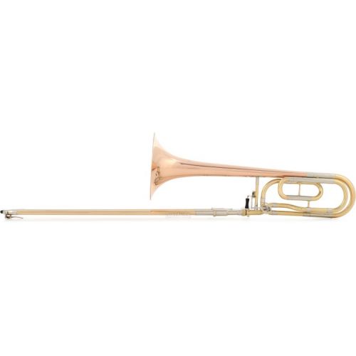  Blessing BTB-1488R Intermediate Tenor Trombone - Closed Wrap - F Attachment - Rose Brass Bell