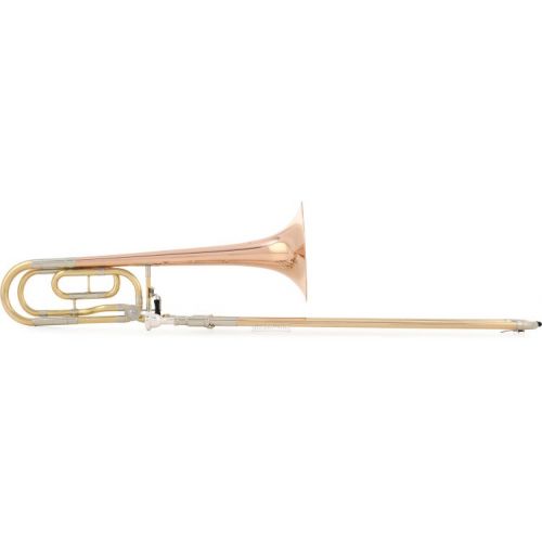  Blessing BTB-1488R Intermediate Tenor Trombone - Closed Wrap - F Attachment - Rose Brass Bell