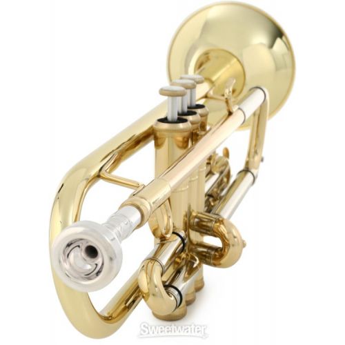  Blessing BTR-1287 Bb Student Trumpet - Clear Lacquer