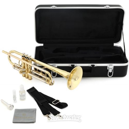  Blessing BTR-1287 Bb Student Trumpet - Clear Lacquer