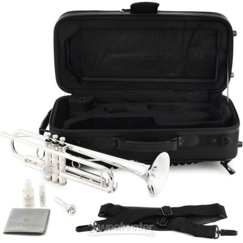  Blessing BTR1460S Performance Series Intermediate Bb Trumpet - Silver Plated