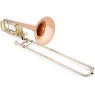 Blessing BBTB-62R Intermediate Bass Trombone - Open Wrap - Double Rotor - Clear Lacquer