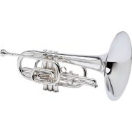 Blessing BM100S Marching Mellophone, Silverplated