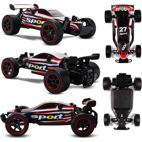  Blexy RC Racing Cars 2.4Ghz High Speed Radio Remote Control Car 1: 20 2WD Racing Toy Cars Electric Vehicle Fast Race Buggy Hobby Car Red 211