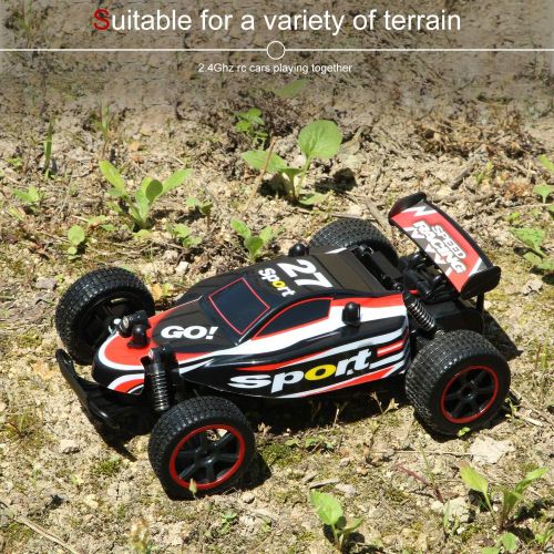  Blexy RC Racing Cars 2.4Ghz High Speed Radio Remote Control Car 1: 20 2WD Racing Toy Cars Electric Vehicle Fast Race Buggy Hobby Car Red 211