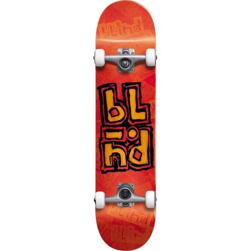  Blind Skateboards OG Stacked Stamp Orange Complete Skateboard First Push