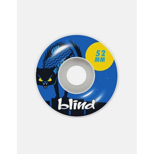  Blind Nine Lives Skateboard Wheels - Blue - 52mm