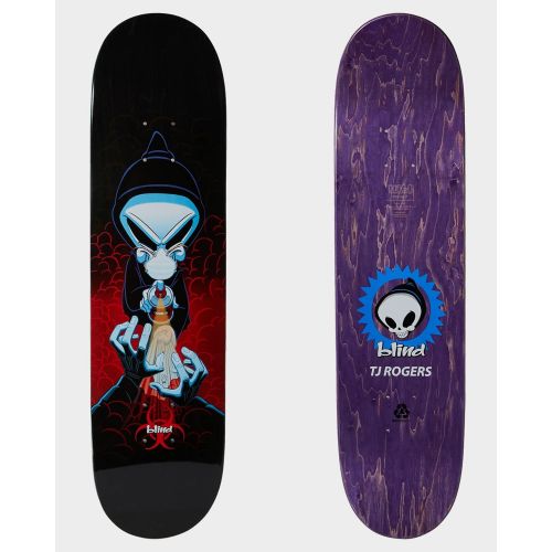  Blind Covid Reaper TJ Rogers Skateboard Deck 8.0 x 31.68, Multicolored (BLDK0419)