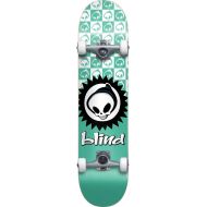 Blind Skateboards Checkered Reaper Teal Mini Complete Skateboard First Push w/Soft Wheels - 7.37 x 29.8