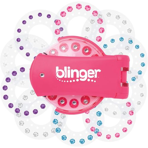  [아마존베스트]Blinger Deluxe Set, Radiance Collection, Comes with Glam Styling Tool & 150 Gems - Load, Click, Bling! Hair, Fashion, Anything! (Amazon Exclusive)