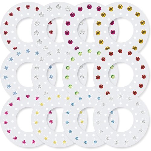  [아마존베스트]Blinger Jewel Shapes Refill Set - Includes 180 Gems in Multiple Shapes and Colors