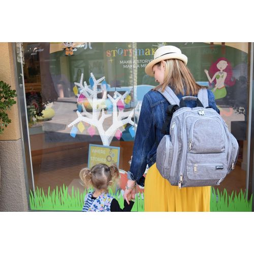  Diaper Bag Backpack by Bliss Bag for Girls, Boys, Twins, Infants, Moms & Dads. Includes Travel...