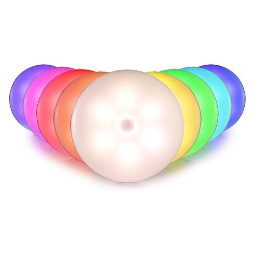  BlissLights BlissEmber - Color Changing LED Plug in Night Light, Motion Sensor, Compatible with Google Home and Alexa (1-Pack)