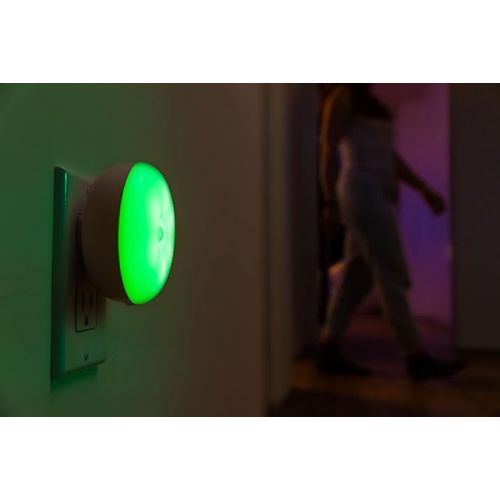  BlissLights BlissEmber - Color Changing LED Plug in Night Light, Motion Sensor, Compatible with Google Home and Alexa (1-Pack)