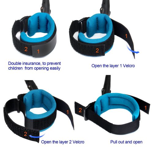  [아마존베스트]Blisstime Anti Lost Wrist Link Safety Wrist Link for Toddlers, Babies & Kids