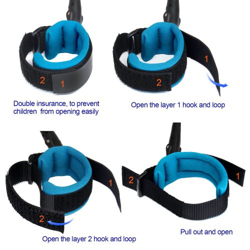  [아마존베스트]Blisstime Anti Lost Wrist Link Safety Wrist Link for Toddlers, Babies & Kids