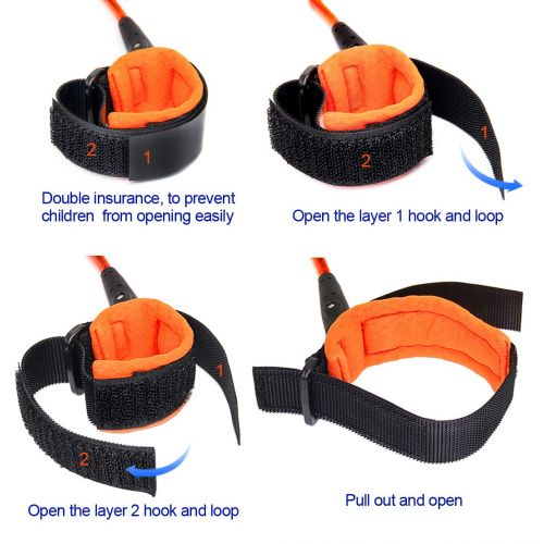  [아마존베스트]Blisstime Anti Lost Wrist Link Safety Wrist Link for Toddlers, Babies & Kids