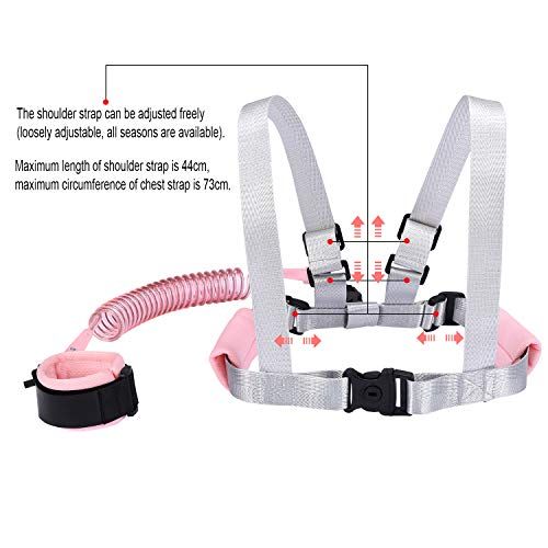  [아마존베스트]Blisstime 2 in 1 Toddler Leash -Anti Lost Wrist Link for Toddlers -Toddler Harness,Baby Leash,Leash...