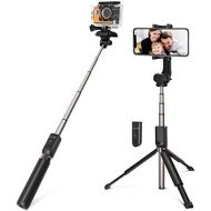 [아마존 핫딜]  [아마존핫딜]Selfie Stick Tripod, BlitzWolf 35 inch Extendable Bluetooth Selfie Stick with Wireless Remote for Gopro iPhone Xs Max/XR/X/8/8 Plus/7/7 Plus /6 Plus/6S/6, Galaxy S10/S9/S8/Note8, H