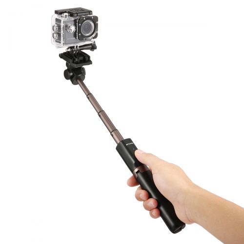  BlitzWolf Portable Bluetooth Handheld Extendable Folding Tripod Monopod Selfie Stick with Remote Controller Shutter，for Sport Action Camera 3.5-6 inch Screen Smart Mobile Phone