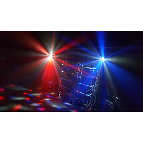  Blizzard minisystem 4-In-1 RGBW LED Beam and Laser Party Light