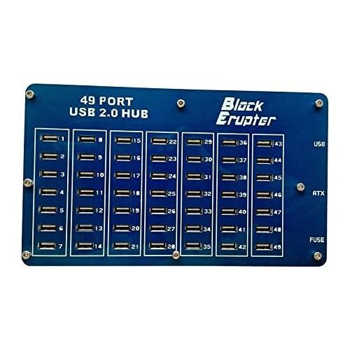  Block Erupter 49 Port USB 2.0 Hub 110220V ATX