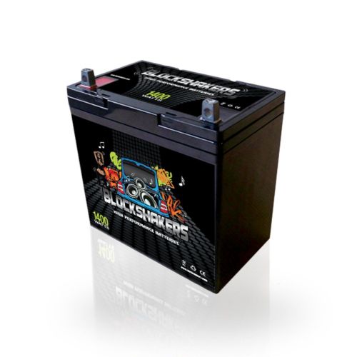  BlockShakers Black 12V 55AH 1400 Watts NBT5 Car Audio Battery replaces XS D1200 S1200