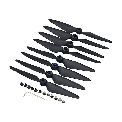  Blomiky 2 Sets 8 Pack F7 Foldable Propellers Replace Spare Pros Compatible with Bwine F7GB2 F7 SJRC F7S F7 4K 9800FT RC Quadcopter Drone F7 Propeller 2